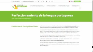 Perfeccionamiento de la Lengua Portuguesa con el Programa Regressar