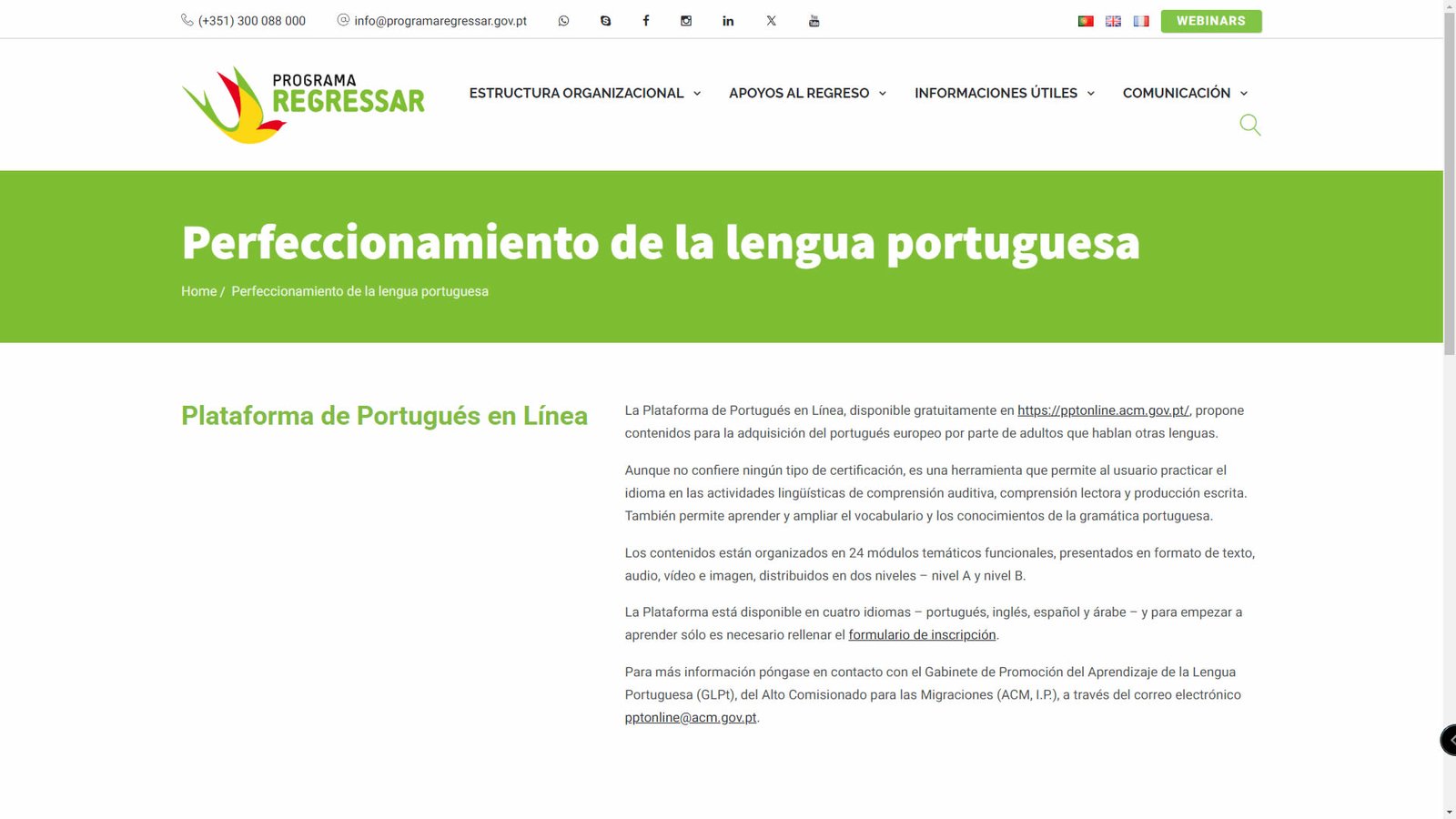 Lengua Portuguesa