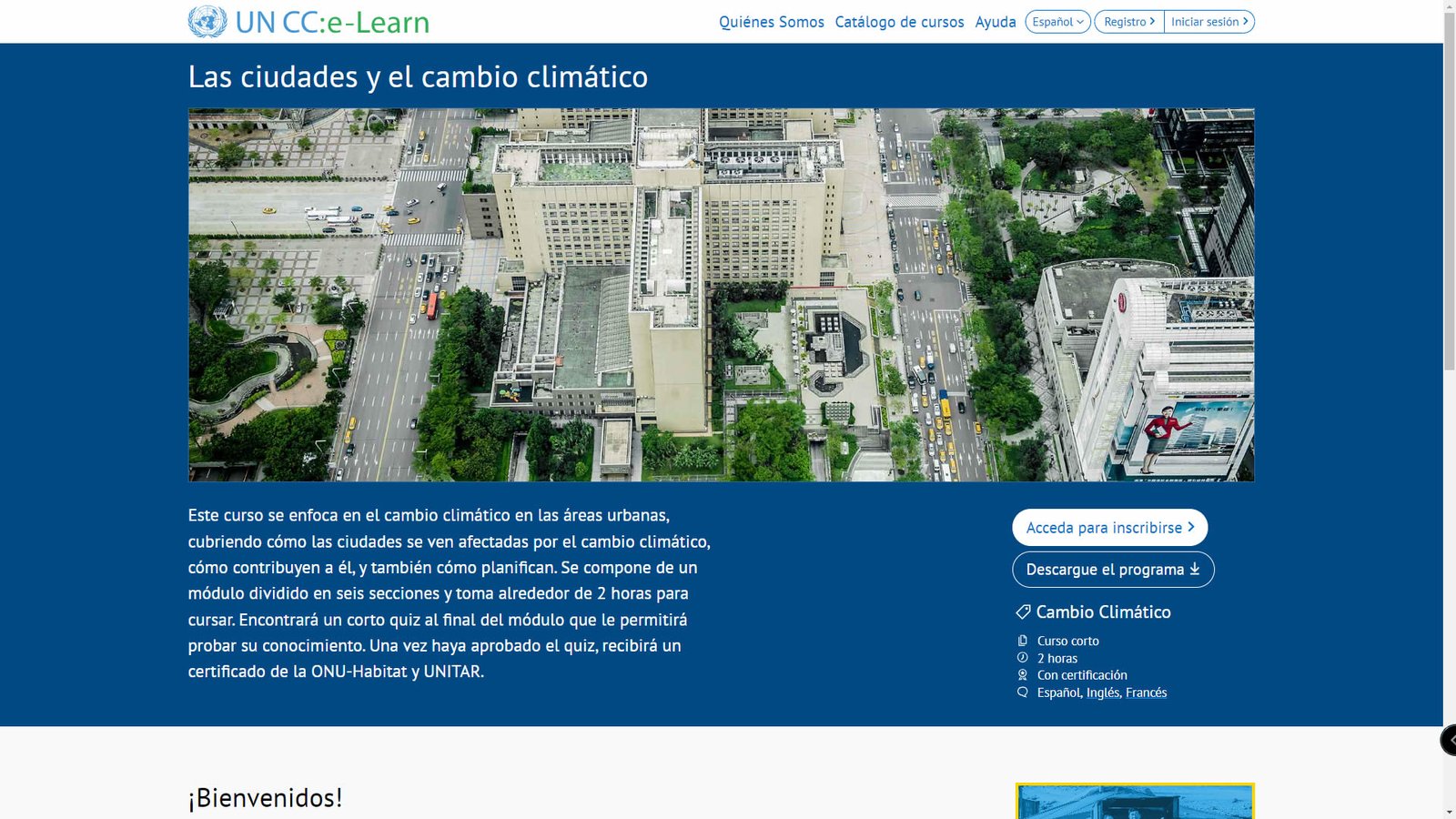 Las Ciudades y el Cambio Climático